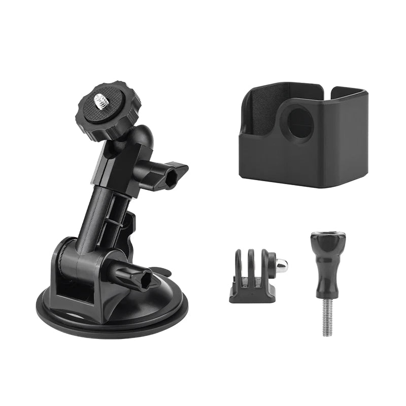 For DJI OSMO Pocket 4P/4/3 Camera Car Holder Bar Suction Cup Mount Adapter Gimbal Camera Car Mounted Holder Camera Accessories