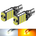 2pcs T15 4014 45chips W16W 921 912 LED Backup Light Reserve Lamp Canbus Bulbs High Power LED Canbus W16W red amber Yellow