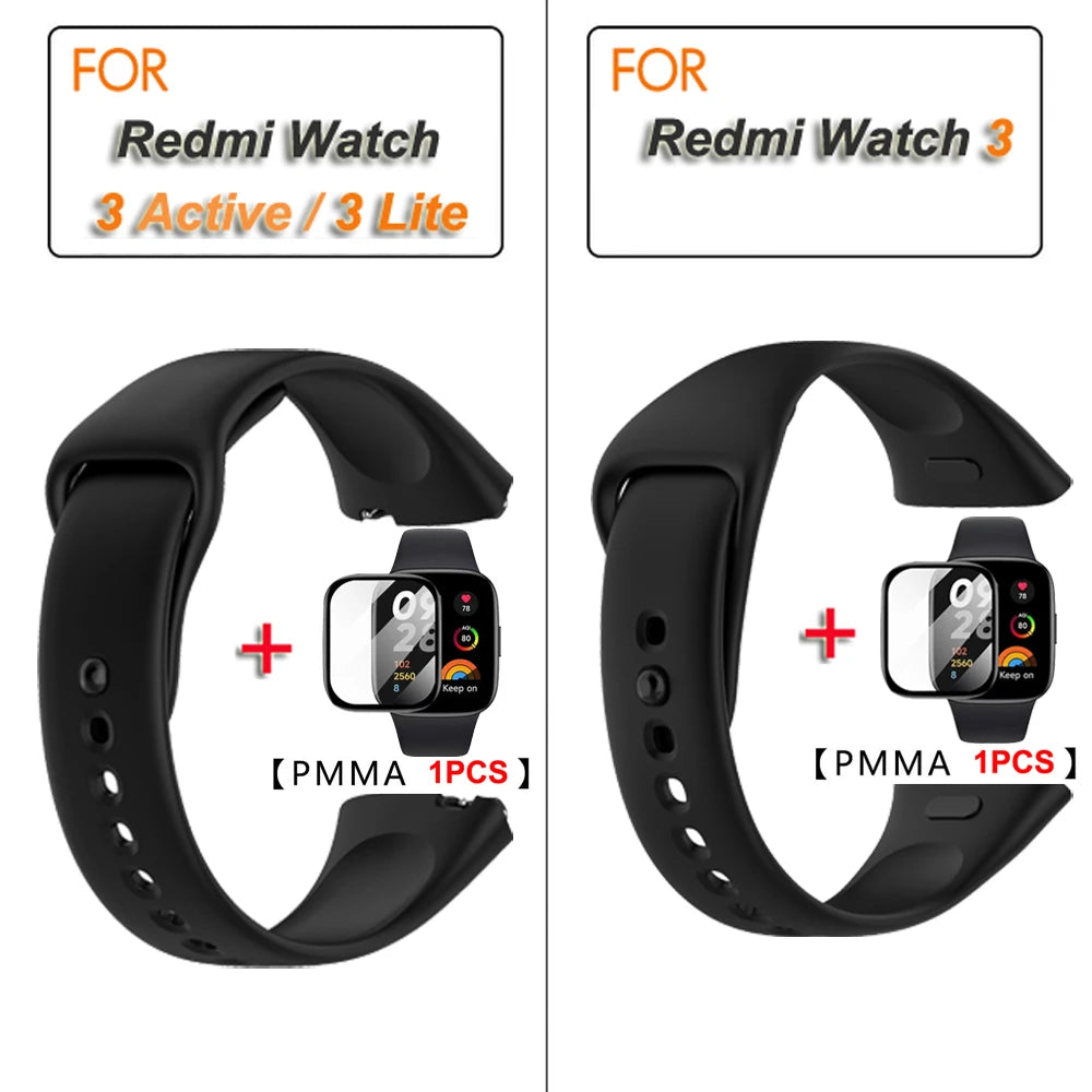 Replacement Watch Strap For Xiaomi Redmi Watch 3 Watchbands Strap For Redmi Watch 3 Active/Lite Strap Correa Bracelet
