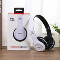 P47 Wireless Bluetooth Headphone With Microphone Foldable Headsets Bass HiFi Sound Music Stereo Earphone For Smartphones TV Game