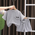 New Summer Baby Girls Clothes Suit Children Outfits Boys Sports T-Shirt Shorts 2Pcs/Sets Toddler Casual Costume Kids Tracksuits