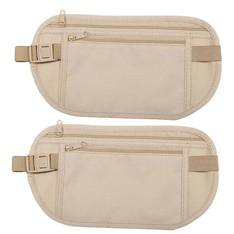 1pc Sport Running Wais Bag Invisible Travel Waist Packs Pouch For Passport Money Belt Bag Hidden Security Wallet Gift Pack