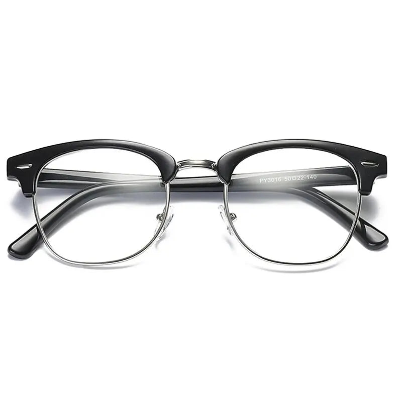 1pcs Men Retro Anti Blue Light Computer Glasses Reading And Gaming Glasses