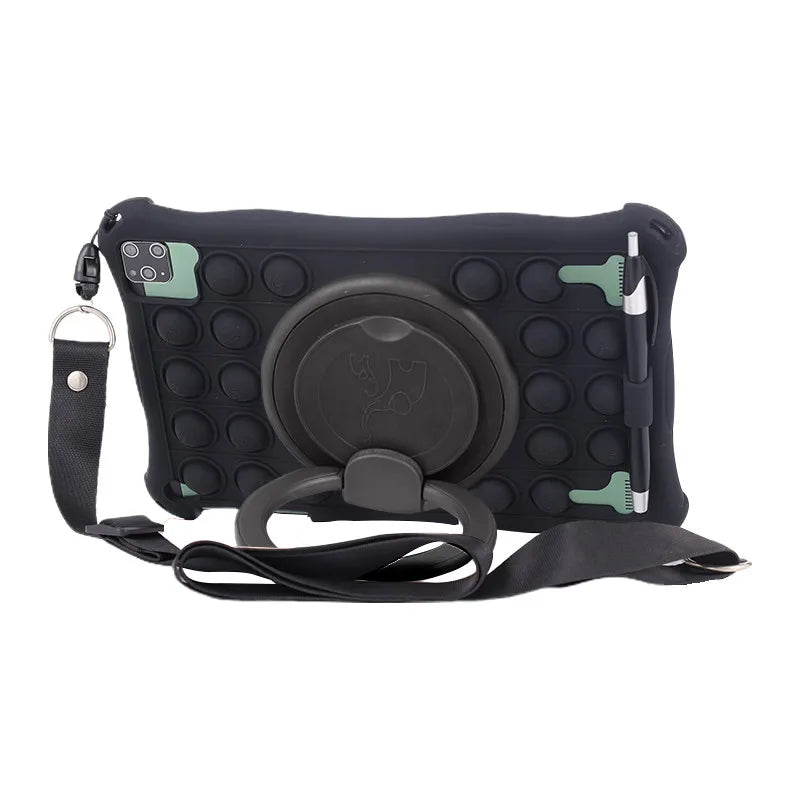 Funda Para 10.1" Universal Silicone Tablet Case 10 10.1 inch Android Tablet PC Shockproof Stand Cover Cases 25*16CM/9.84x6.3inch