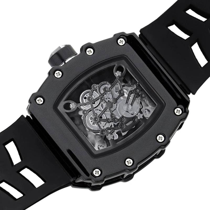 Men's Watch, Sporty and Fashionable, Waterproof Barrel-Shaped Original Men's Watch, Men's Quartz Watch, Gift