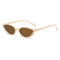 Vintage Small Cat Eye Sunglasses for Women Trendy Half-frame Sun Glasses UV400 Fashion Shades Eyewear Summer Anti UV Sunglasses