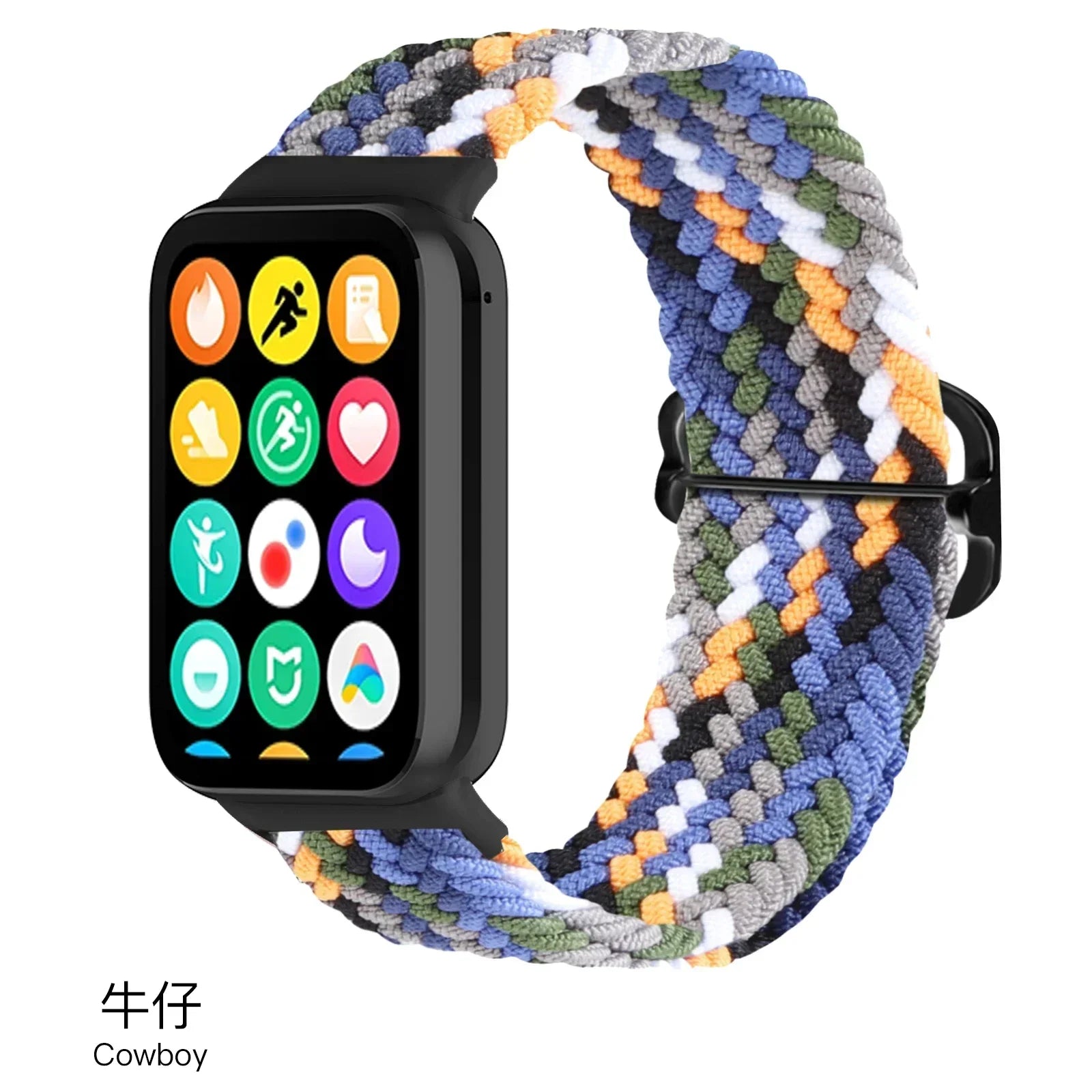 Nylon Strap for Xiaomi Mi Band 9/8 Pro Breathable Replaceable Bracelet Wristband Correa Redmi Watch 4/5/6 Watchband Accessories