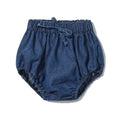 Newborn Baby Denim Bloomers Shorts Soft Cozy Cotton Toddler Boys Girls Summer Shorts Pants with Pockets Kids Clothing 0-3T