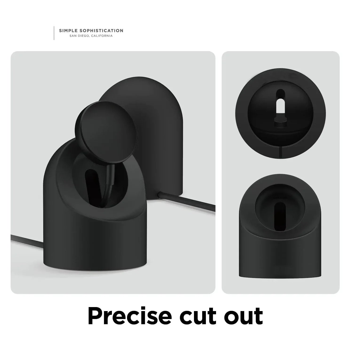 Compatible with For Samsung Galaxy Watch 7 4 3 6 5 Charger Stand 40 44 46mmGalaxy Watch3 4 6 5 Pro 7 Charger silicone Stand 45mm
