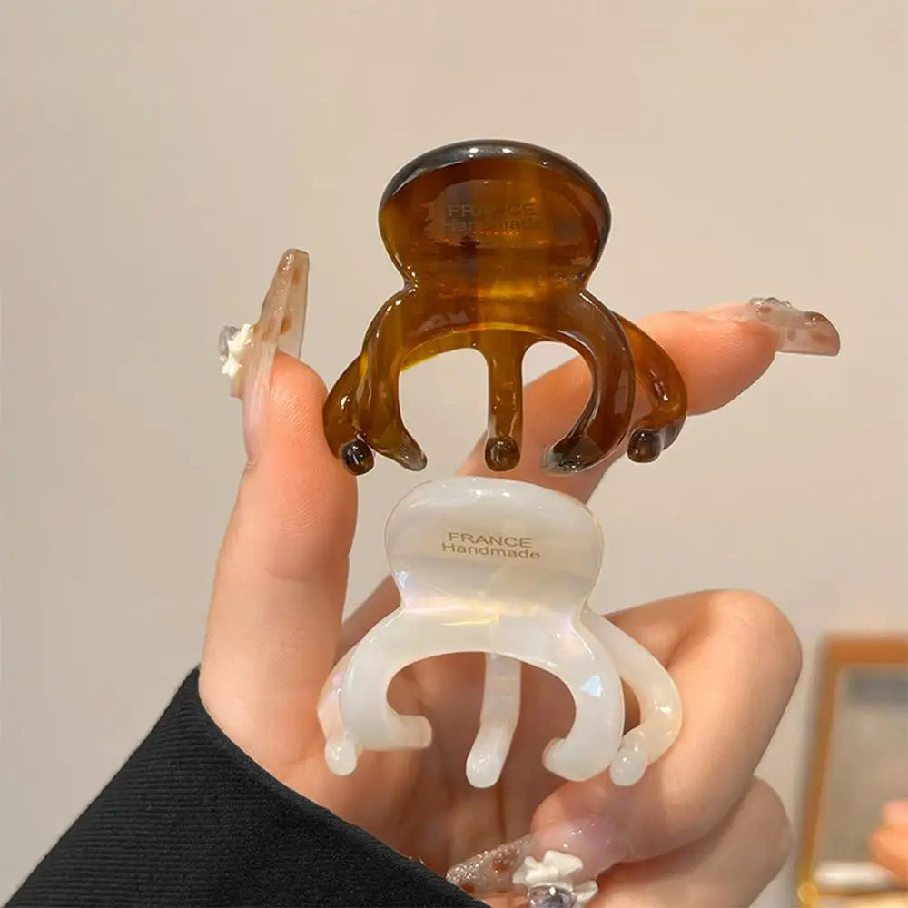 French Acetate Hair Claw Clips Retro Crab Shark Clip Elegant High Ponytail Holders Fashion Hair Accessories for Women Girls