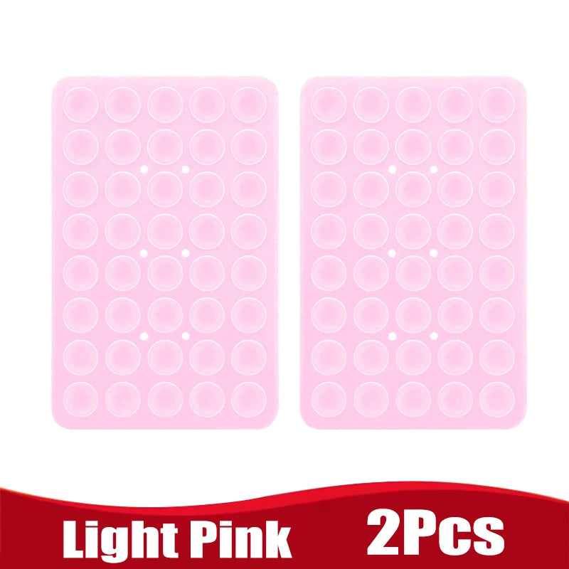 Double Side Silicone Suction Pad for Mobile Phone Fixture Suction Cup Adhesive Silicone Rubber Sucker Pad for Fixed Pad