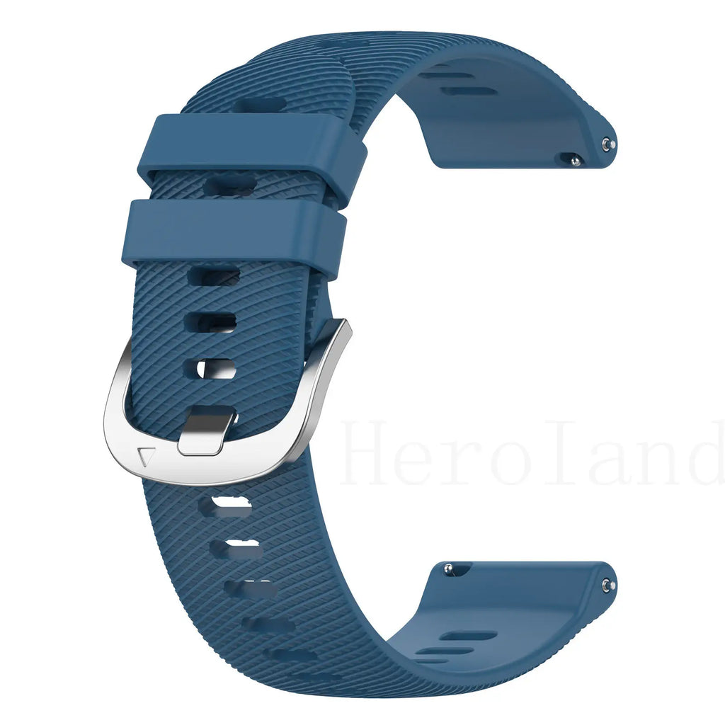 Silicone 18 20 22mm Watchband For Garmin Forerunner 265 265S 255S 255 Vivoactive 3 4 Strap Wristband For For Garmin Venu 2 Band