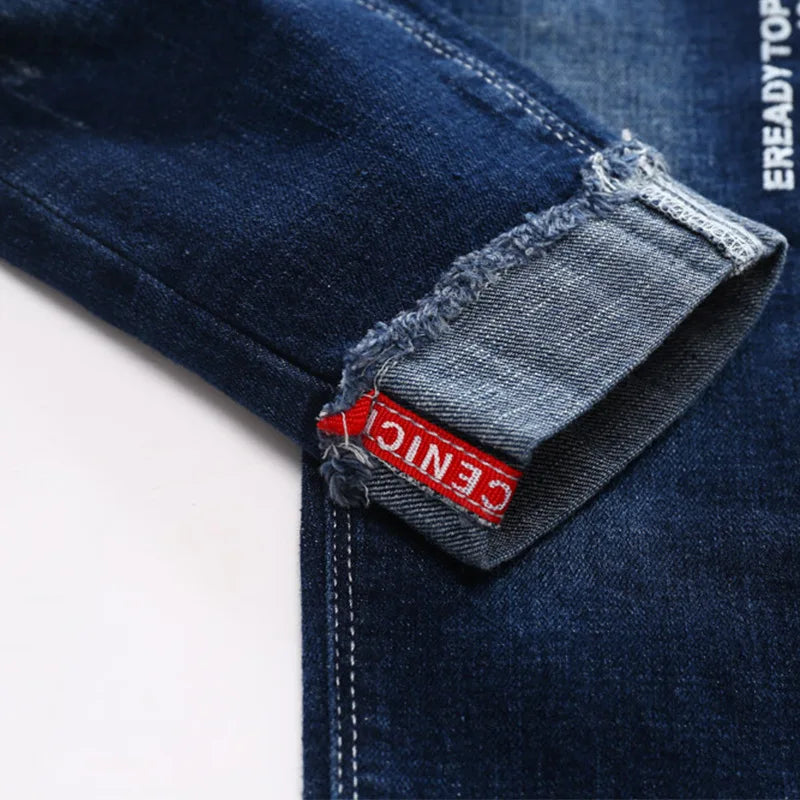 IENENS Kids Boys Jeans Baby Clothes Classic Pants Children Denim Clothing Infant Boy Casual Bowboy Bottoms Trousers  4-11 Years