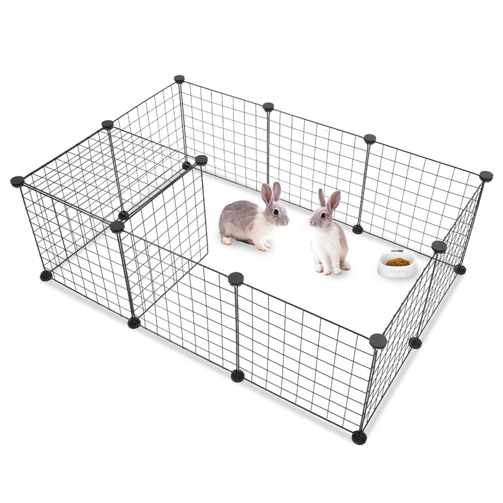 Pet Playpen Small Animal Cage Indoor Portable Metal Wire Yard Fence for Animals Guinea Pigs Rabbits Kennel Crate Fence Tent