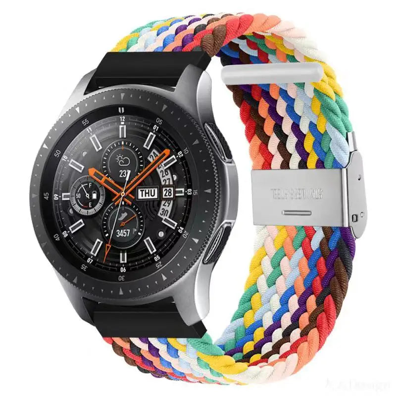 20mm 22mm Nylon strap for Samsung Galaxy Watch 3 42mm 46mm Gear S3 Active 2 Watch Adjustable Bracelet For Amazfit Huawei Correas