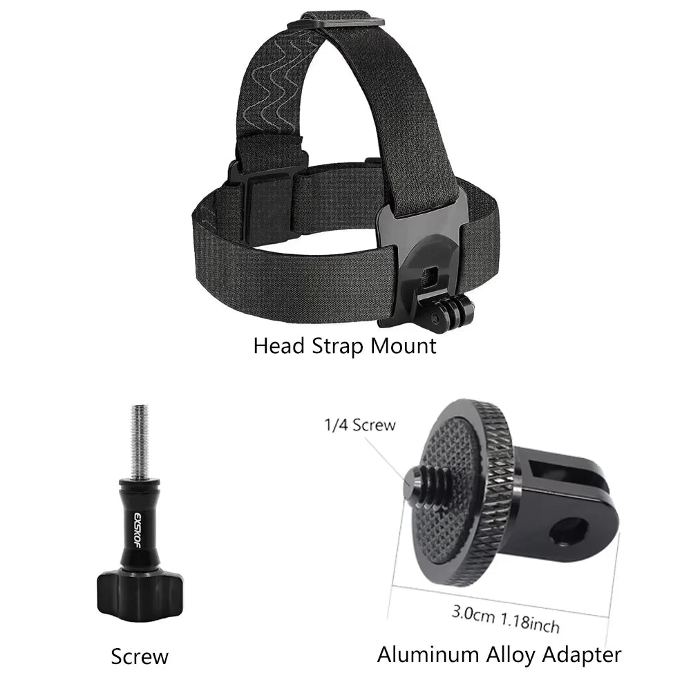 Mobile Phone Head Chest Strap Harness Mount Holder Kit Cell Phone Clip for IPhone/Samsung for GoPro AKASO DJI Osmo Action Camera