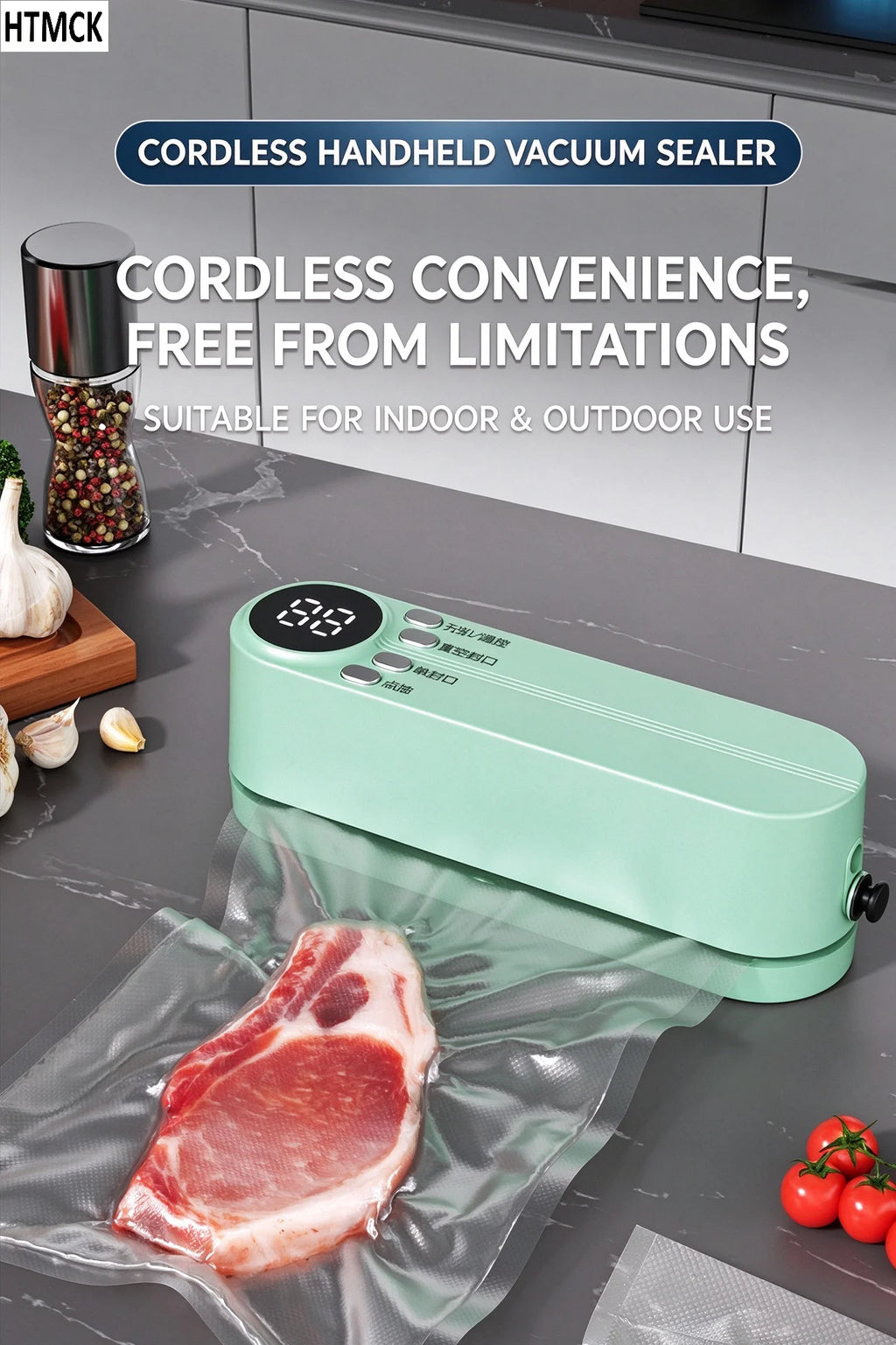 Mini Food Vacuum Sealer – Green or White