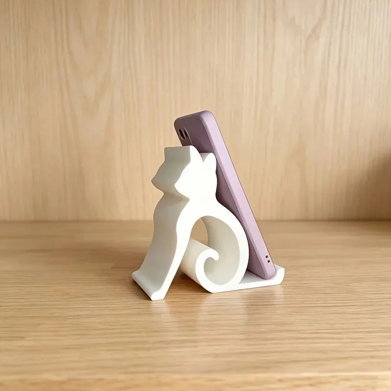 Cute Cat Phone Stand Lazy Tablet Support Stand Home Desktop Phone Stand Mobile Phone Grip, Mobile Phone Accessories