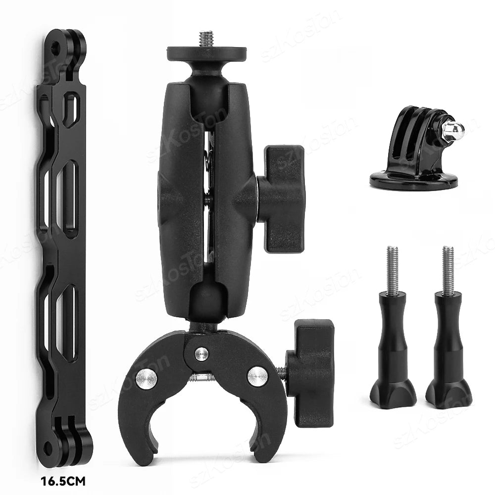 For GoPro 13 12 11 10 Motorcycle Bicycle Holder Handlebar Mount Bracket For Insta 360 X5 X4 DJI OSMO 360 Action 6 5 4 Accessory