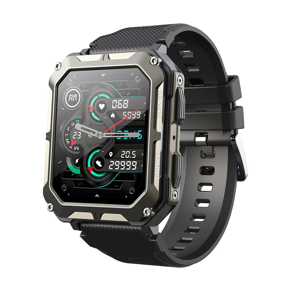 LEADOYS Ultra Smart Watch for Men Sports Tracking Sleep Monitoring Call & Message Alerts - Perfect Christmas & Halloween Gift