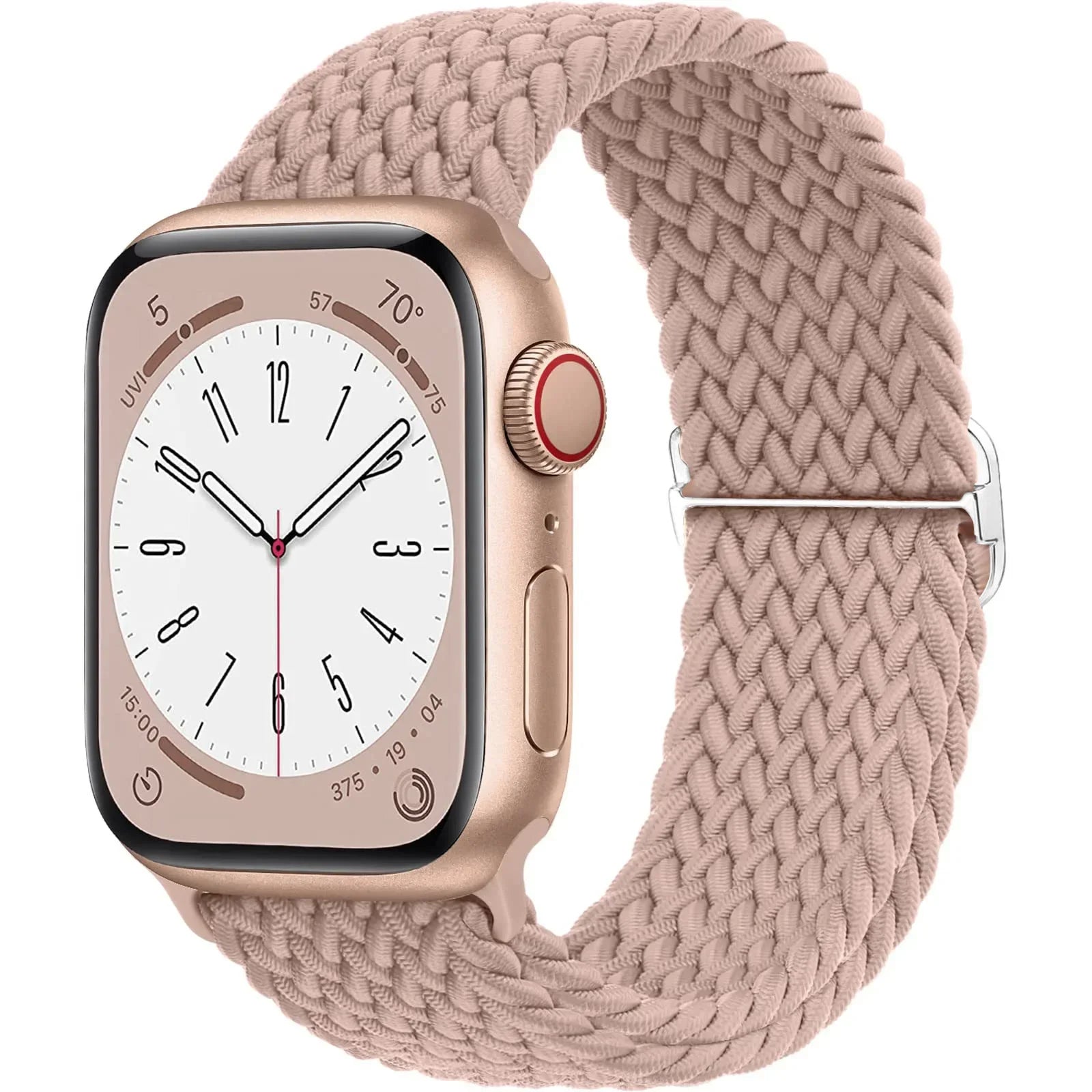 Braided Loop Strap For Apple Watch Ultra Band 49mm 44 45mm 42mm 41mm Nylon Elastic Belt Bracelet iWatch Series 9 8 7 6 5 4 SE 3