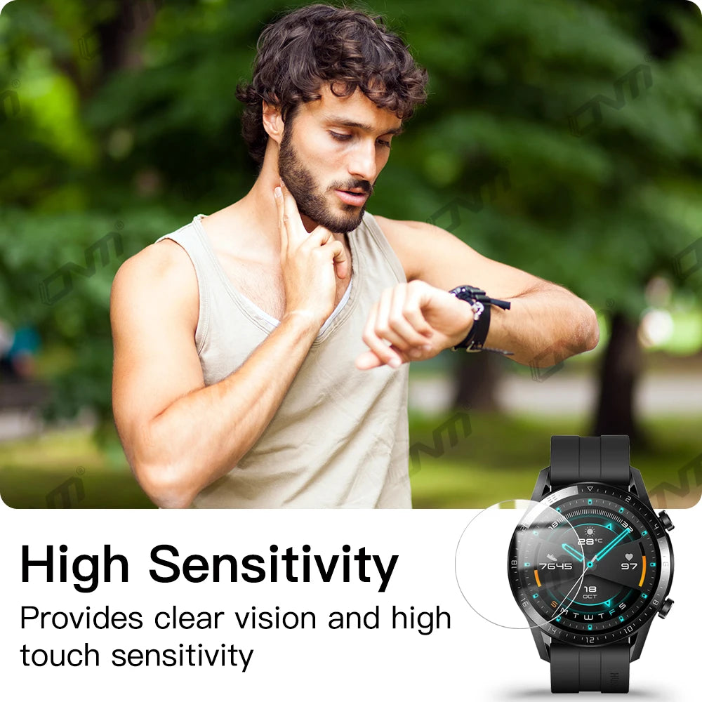 9H Premium Tempered Glass for Huawei Watch GT3 Pro GT2 46MM 43MM HD Screen Protector for Huawei GT 3 2 Runner Protective Film