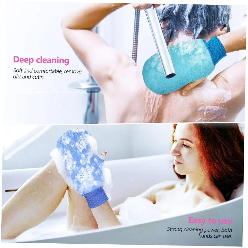 Exfoliating Gloves Dead Skin Bath Shower Spa Massage Body Bath Towel
