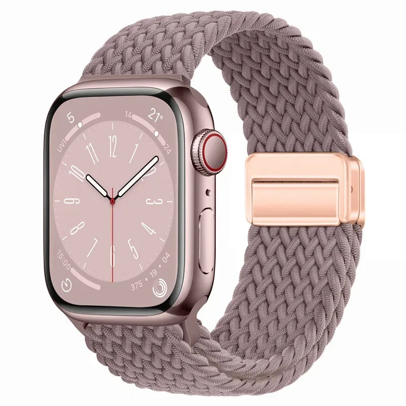 Nylon strap For Apple watch 11 10 42mm 46mm 9 8 7 45mm 41mm Ultra 3/2/1 49mm Magnetic wristband For iWatch 6 5 4 3 SE 44mm 40mm