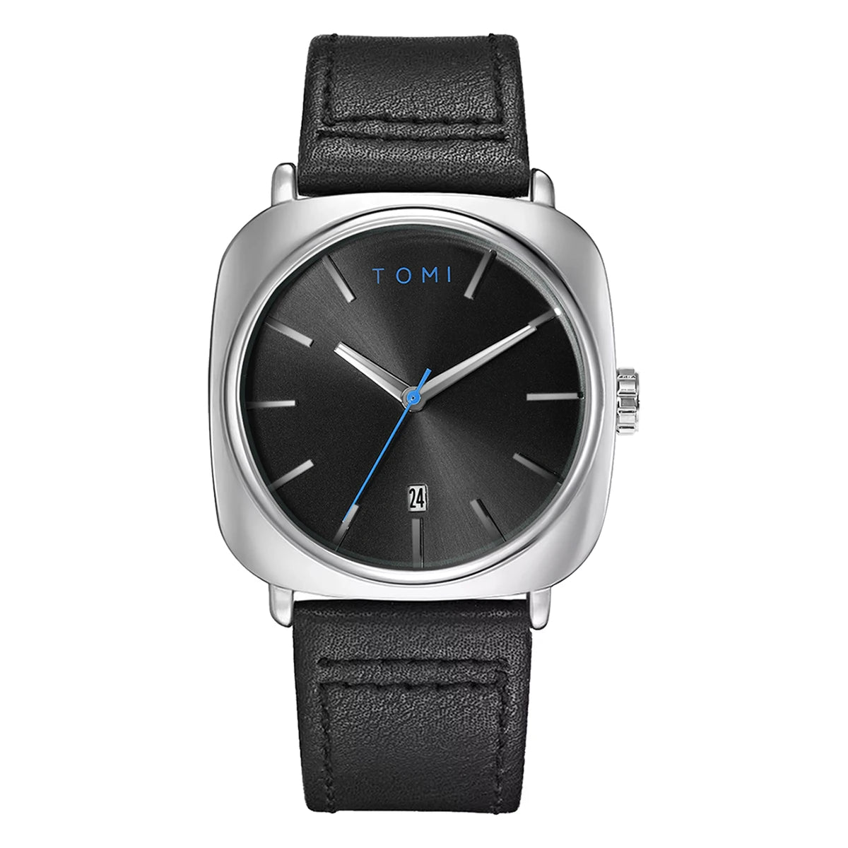TOMI Men's Fashion Business Design Watch Square Small Disc Watch High Quality Minimalist Design Elegant Men's Watch Quartz Watch