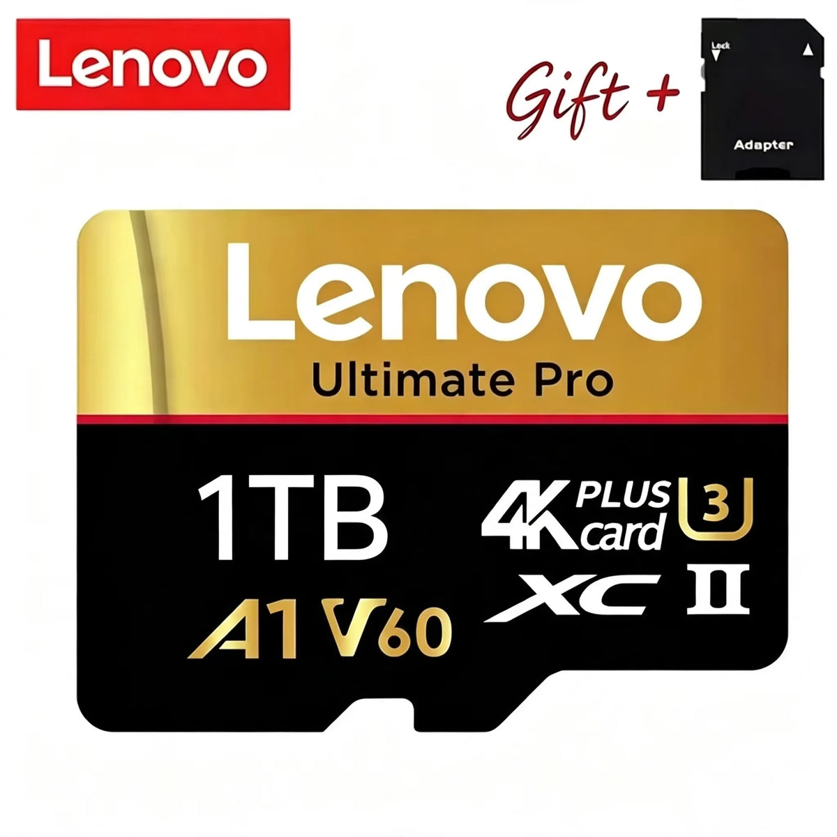 Ultra Lenovo Memory Card 512GB SD Cards TF Cards Micro SD Card 128GB 64GB Data Integrity 8K for Drone / Camera / Smartphone