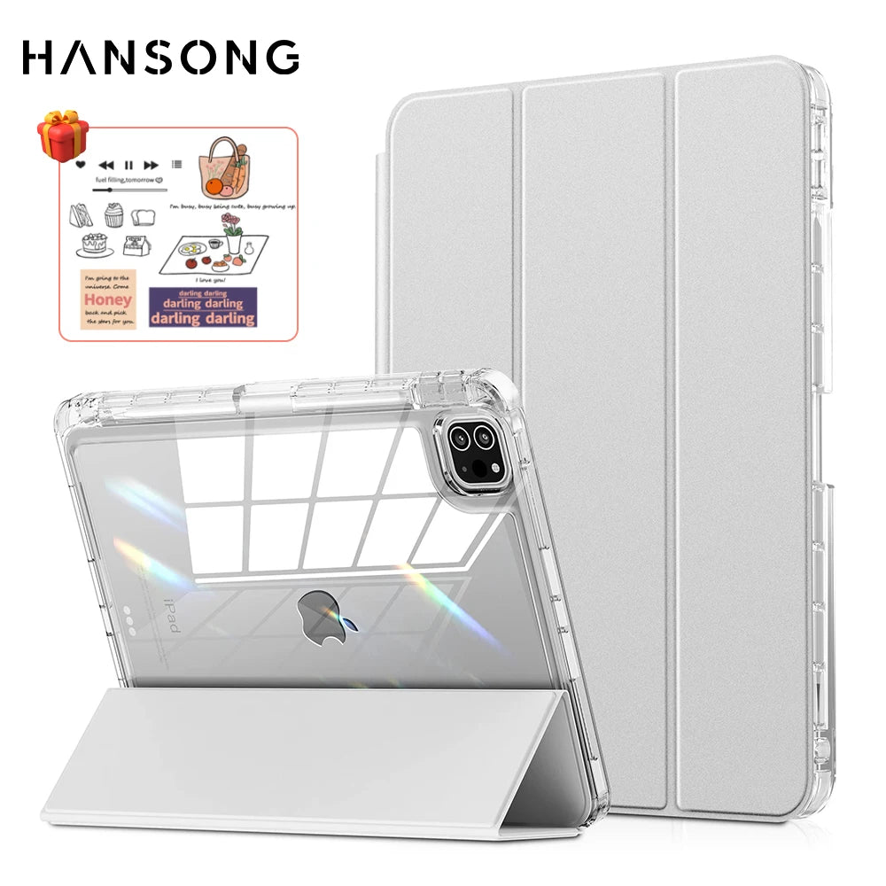For iPad A16 11th Case For Air 11 M3 M4 Air 13 M4 10th Gen 10.9 7 8 9th 10.2 Air4 5 Pro 11 12.9 13 M4 M5 5 6th 9.7 Mini6 7 Cover