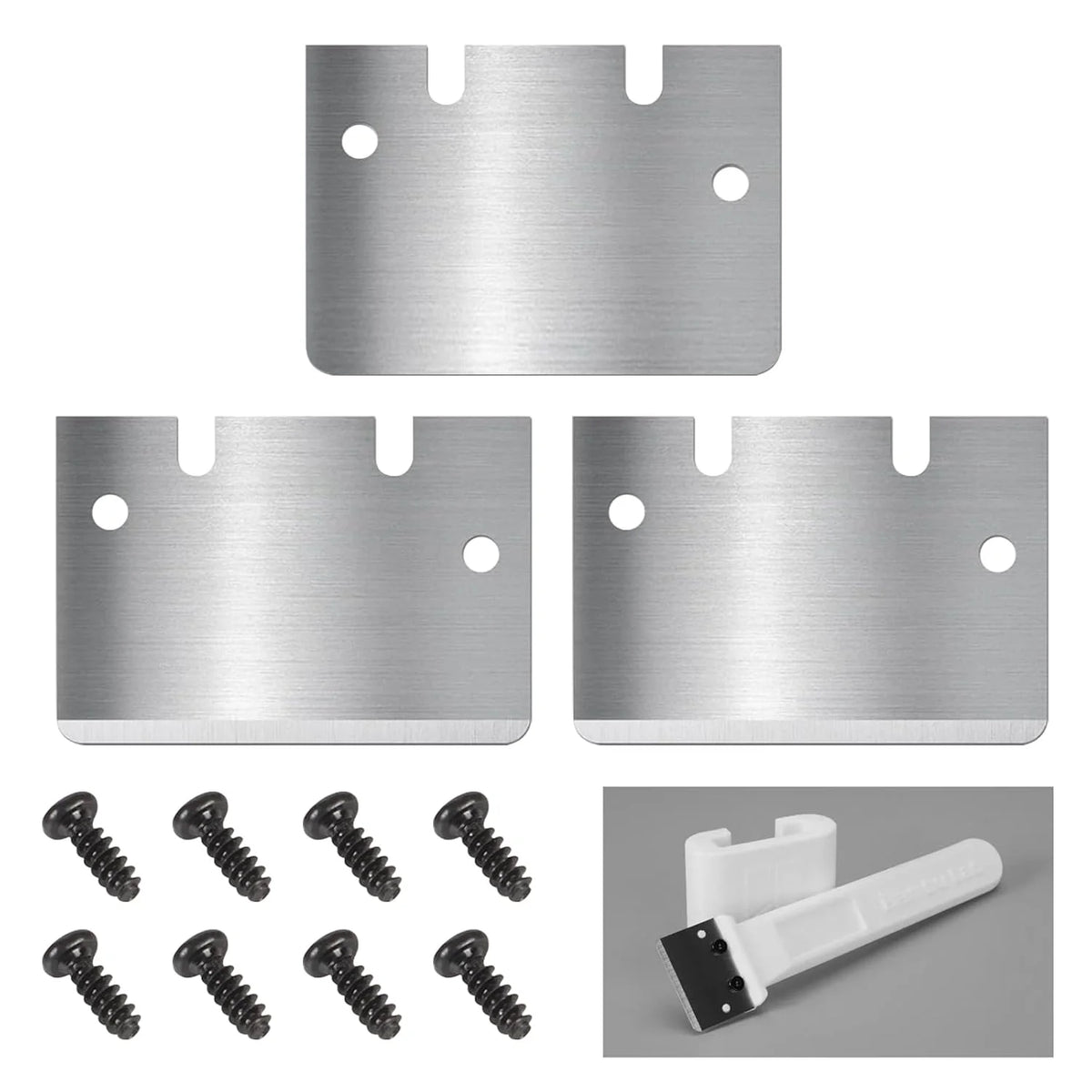 3D Printer Cooktop Scrapers Compatible with Bambu Lab A1/X1/P1 Series Anycubic Kobra Series Creality All 3D Printers Build Plate