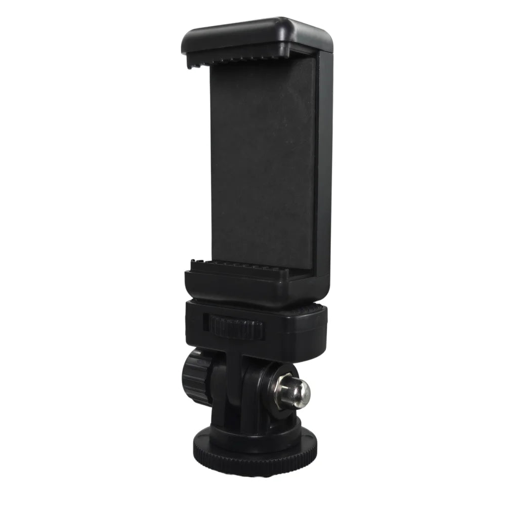 Hot Shoe Phone Mount Adapter for DSLR Camera Mobile Clip Holder Monitor Flexible Tripod Frame