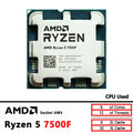 R5 7500F AMD Used Ryzen 5 7500F  6C/12T 65W 5NM L3=32M 100-000000926 Socket AM5
