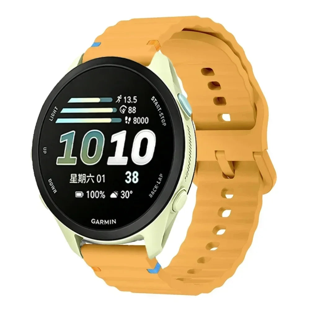 18/20/22mm Silicone Band for Garmin Forerunner 70 170 965 265 55 165 970 570 47/42mm Strap Garmin Venu 4 45/41mm Active 6 Correa