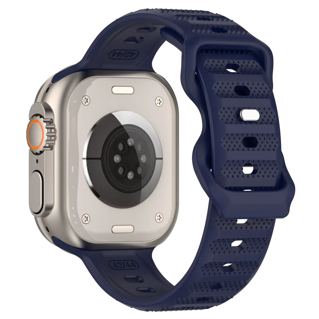 Silicone Strap for Apple Watch Band series 10 42mm 46mm 9 8 7 41 45mm ultra2 49mm 44 40 38 42mm Correa Band for Iwatch 6 SE 5 4