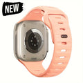 Soft Silicone Strap For Apple Watch Band Ultra 49mm 44mm 45mm 42mm 41mm 42mm 38mm Sport Watchband IWatch Serise 9 8 7 6 Bracelet
