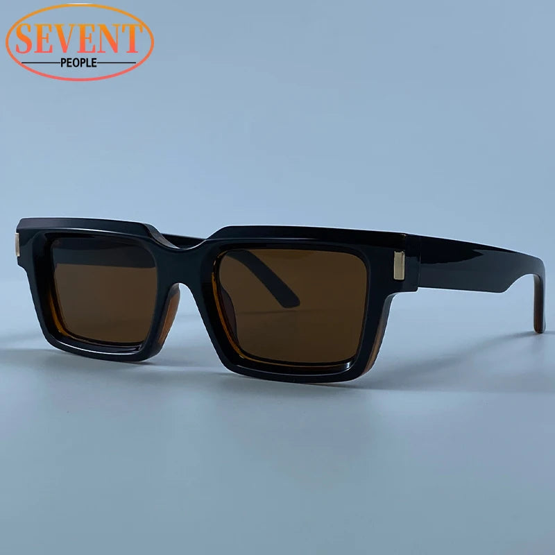 Steampunk Square Sunglasses Men 2026 Luxury Designer Trendy Photochromic Driving Punk Sun Glasses Male Outdoor Streetwear Shades