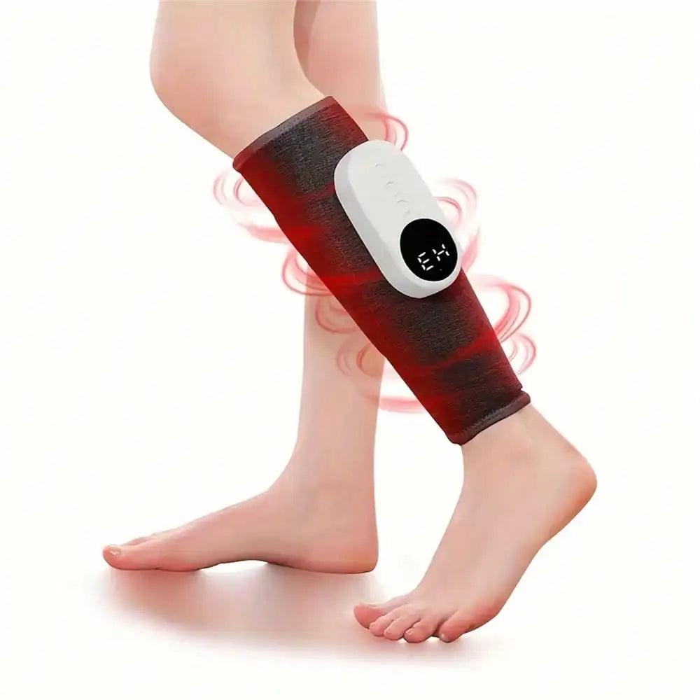 1pc/2pcs Leg Massager For Circular Calf Pressure, Air Compression Massager, Leg Massager With Heat, 3 Intensities, 3 Heat Levels