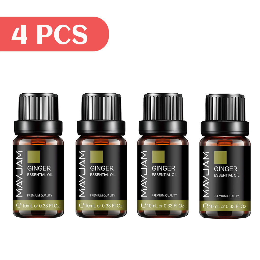 MAYJAM 10ML Myrrh Camphor Thyme Vetiver Cypress Cajeput Essential Oil For Humidifier Diffuser Burner Making Scented Candle