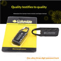 1pcs Zinc Alloy Password Lock Anti-theft Mini Padlock Luggage Bag Photography Bag Small Lock Travel Design Exquisite And Compact