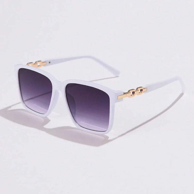 Fashion Womens Sunglasses Square Style Sun Glasses Accessories Gradient Lens Anti-UV400 Luxury Brand Oculus Eyeglasses Female