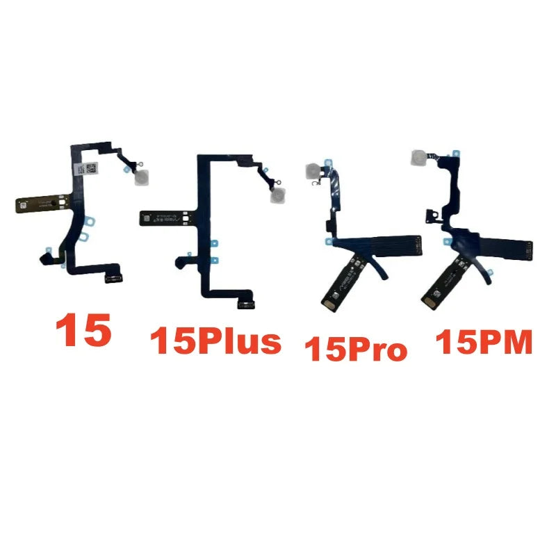 1pcs Distance Flash Flex Cable For iPhone 15 14 Plus 13 Pro Max 12 Proximity LED Light Sensor Ambient Flashlight