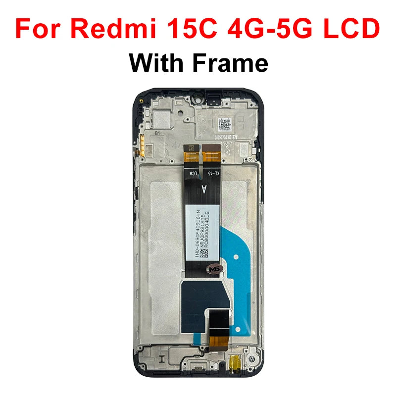 A- IPS For Xiaomi Redmi 12C 22120RN86G 12 LCD 14R 14C Display Touch Screen Digitizer Replace For Redmi 13C LCD 13 Display 15 15C