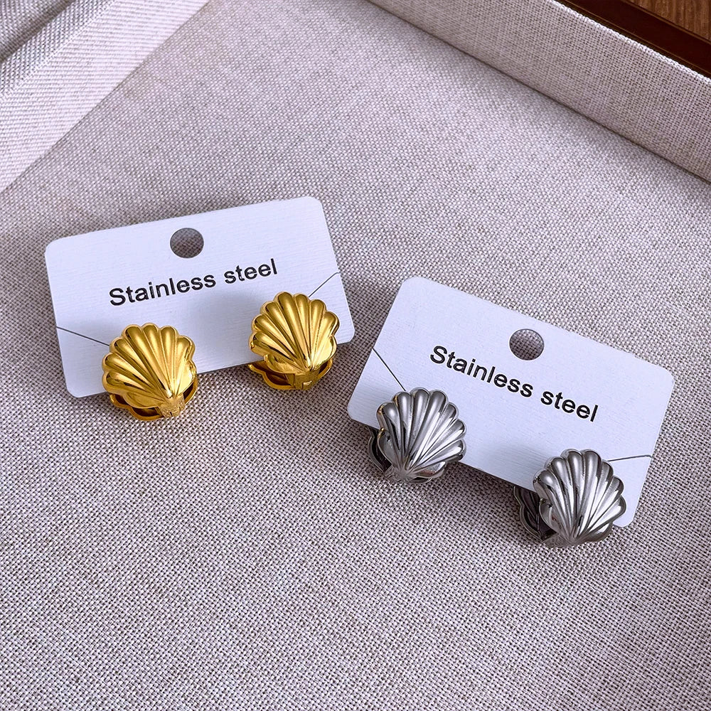 316l Stainless Steel Vintage-Inspired Waterproof Stud Earrings Personalized Charm Fashion Jewelry Accessories Bijoux Gift