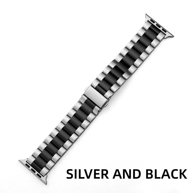 Stainless steel Strap For Apple Watch band UItra 49mm 9 8 7 45mm 41mm metal belt on Iwatch series 6 5 4 SE 3 44mm 42mm 40mm 38mm
