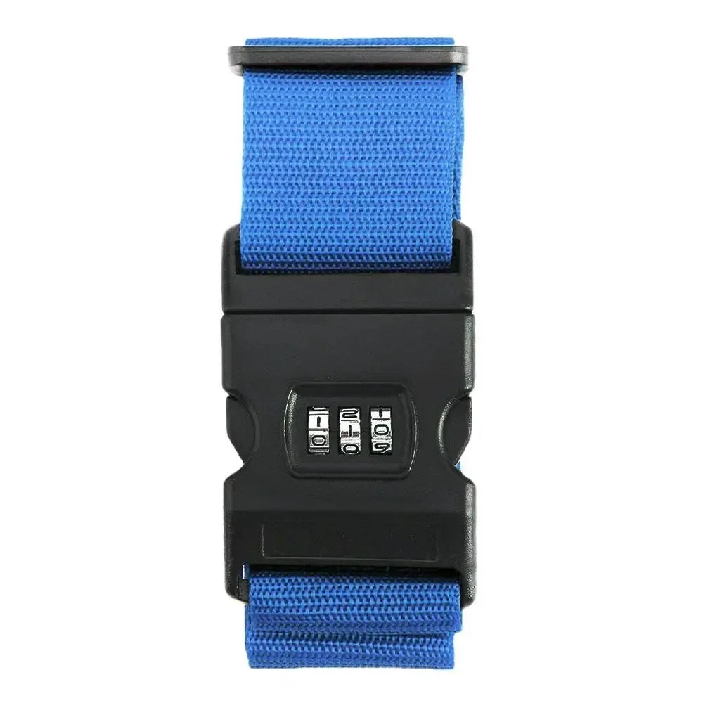 One word adjustable suitcase combination lock bundled luggage strap Travel trolley case bundled luggage strap
