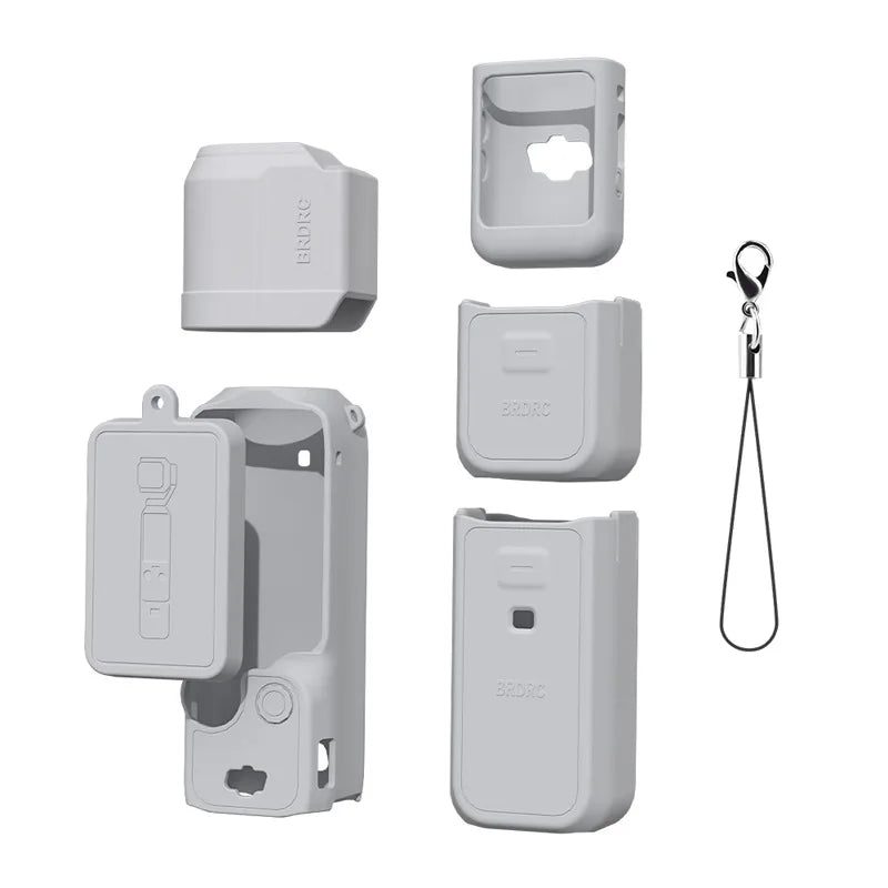 Case for DJI OSMO Pocket 4 Pro 4 3 Silicone Protective Cover Anti-Scratch Lens Cap Protector for Pocket4 Case Shell Accessories