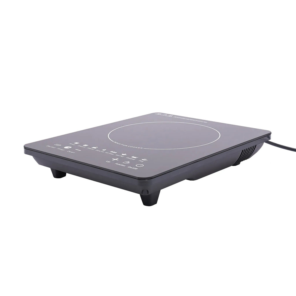 110V 750W Electric Induction Cooktop 8 Power Levels Touch Control Burner 180min Timer Portable Stove for Home RV