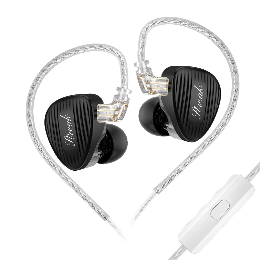 GK Streak Hi-Fi In-Ear Monitors KUN  Dynamic + Micro Planar Dual-Driver Earphones with Detachable Cable GK-KUNTEN Upgraded